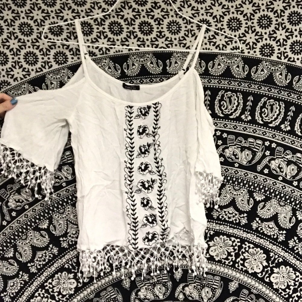 Flarey White Shirt